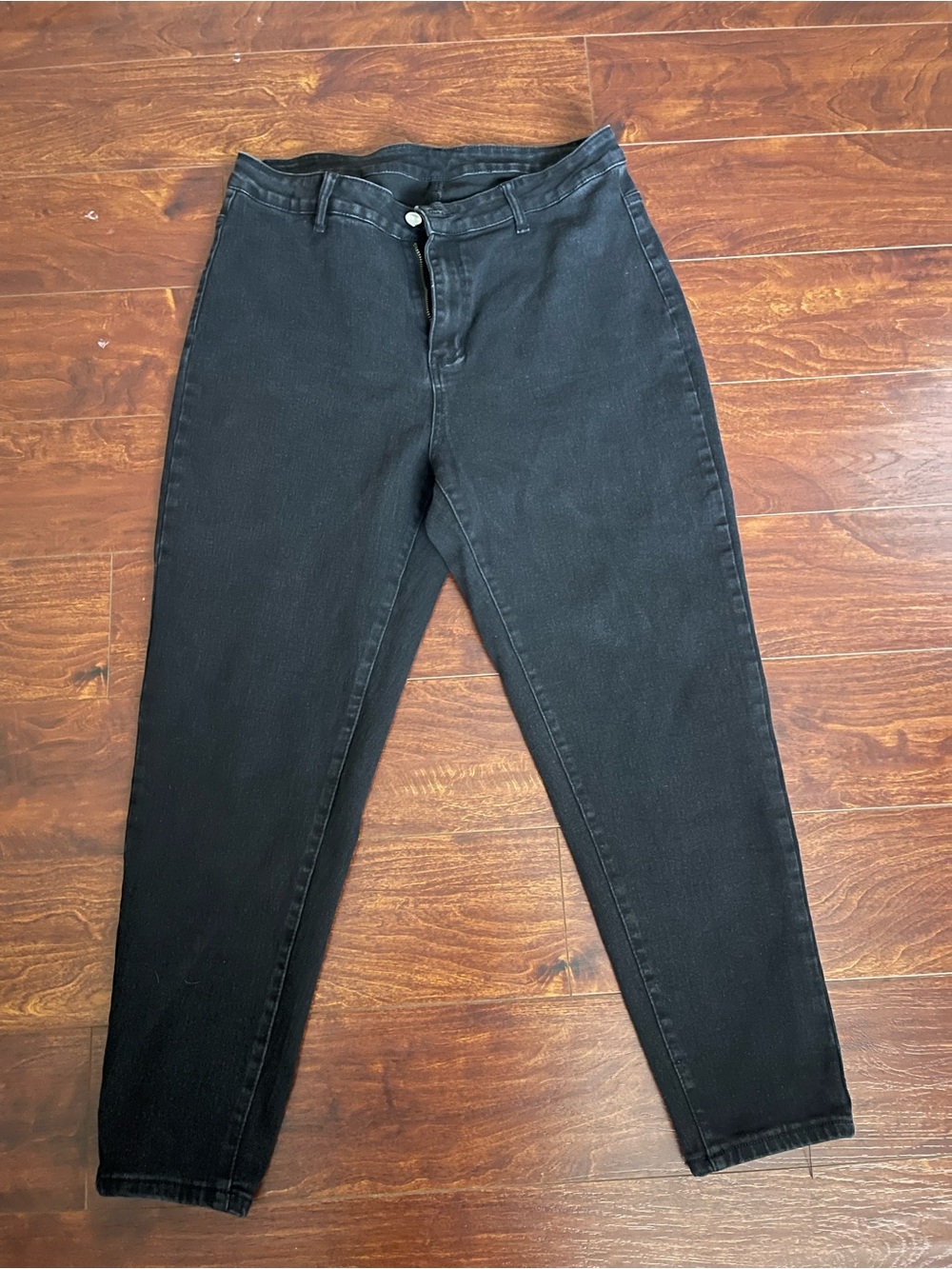 SHEIN Black Skinny High-Waist Jeans